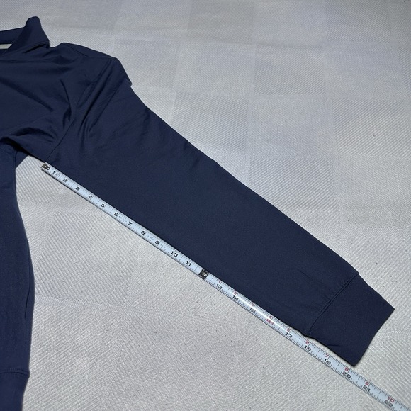 NEW Straight Down Ballard 1/4 Zip Golf Pullover Mens Medium Navy Performance NWT - Picture 12 of 13